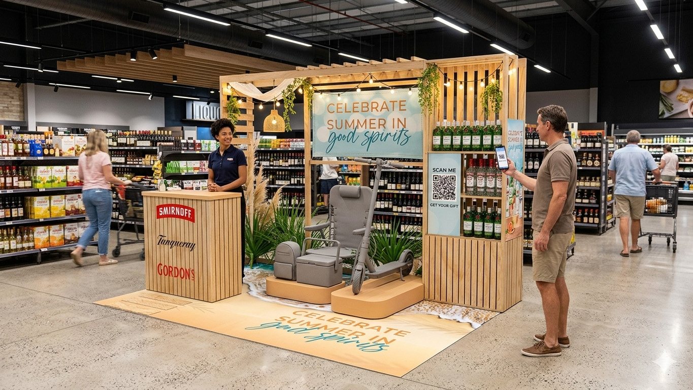 Events & Activations — Experiential Bar · Diageo (Smirnoff / Tanqueray / Gordon's)