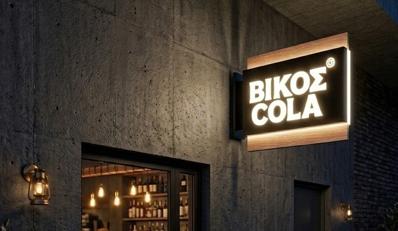 HORECA — Exterior Lightbox · Vikos Cola