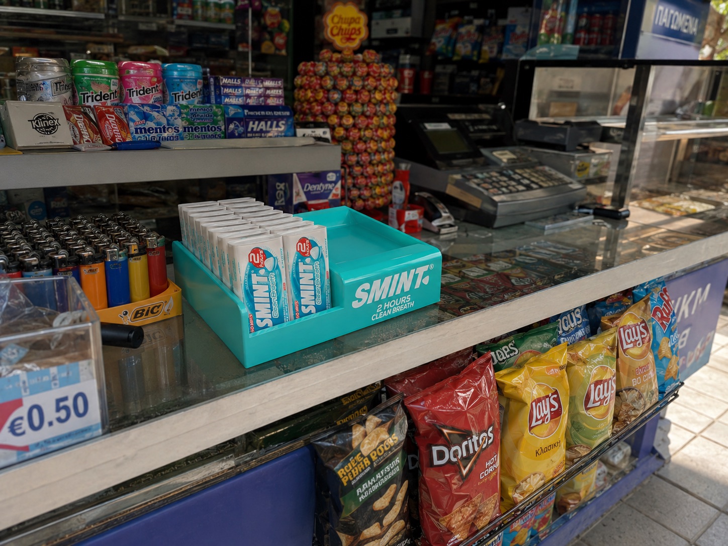 Kiosk & Convenience — Counter Tray · Smint