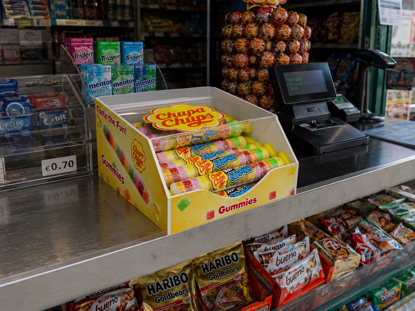 Kiosk & Convenience — Counter Display Box · Chupa Chups