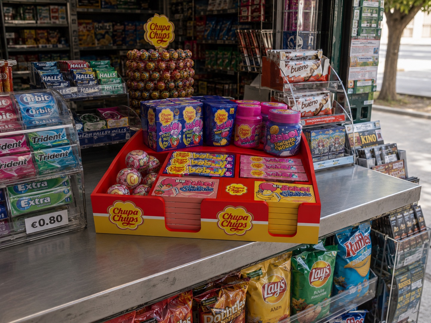 Kiosk & Convenience — Counter Tray · Chupa Chups