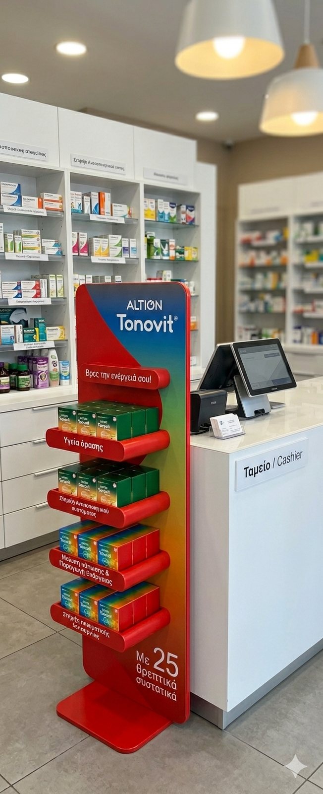 Pharmacy — Narrow Floor Unit · Altion Tonovit
