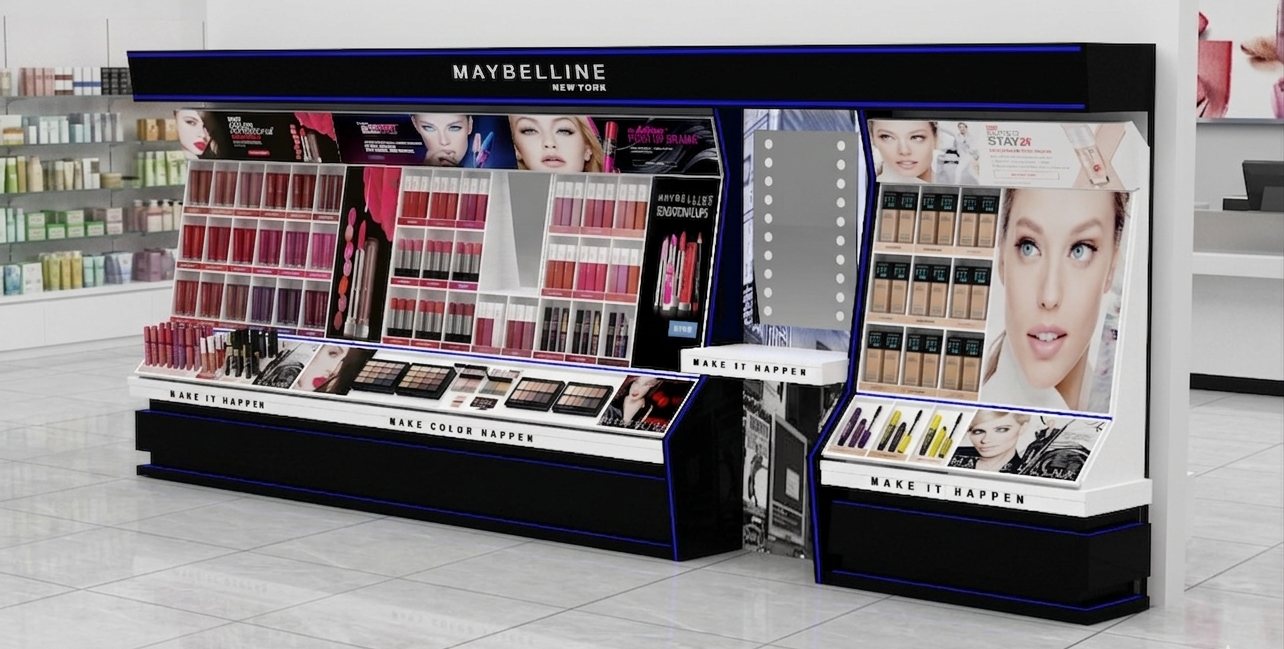 Retail & Beauty — Full Gondola · Maybelline